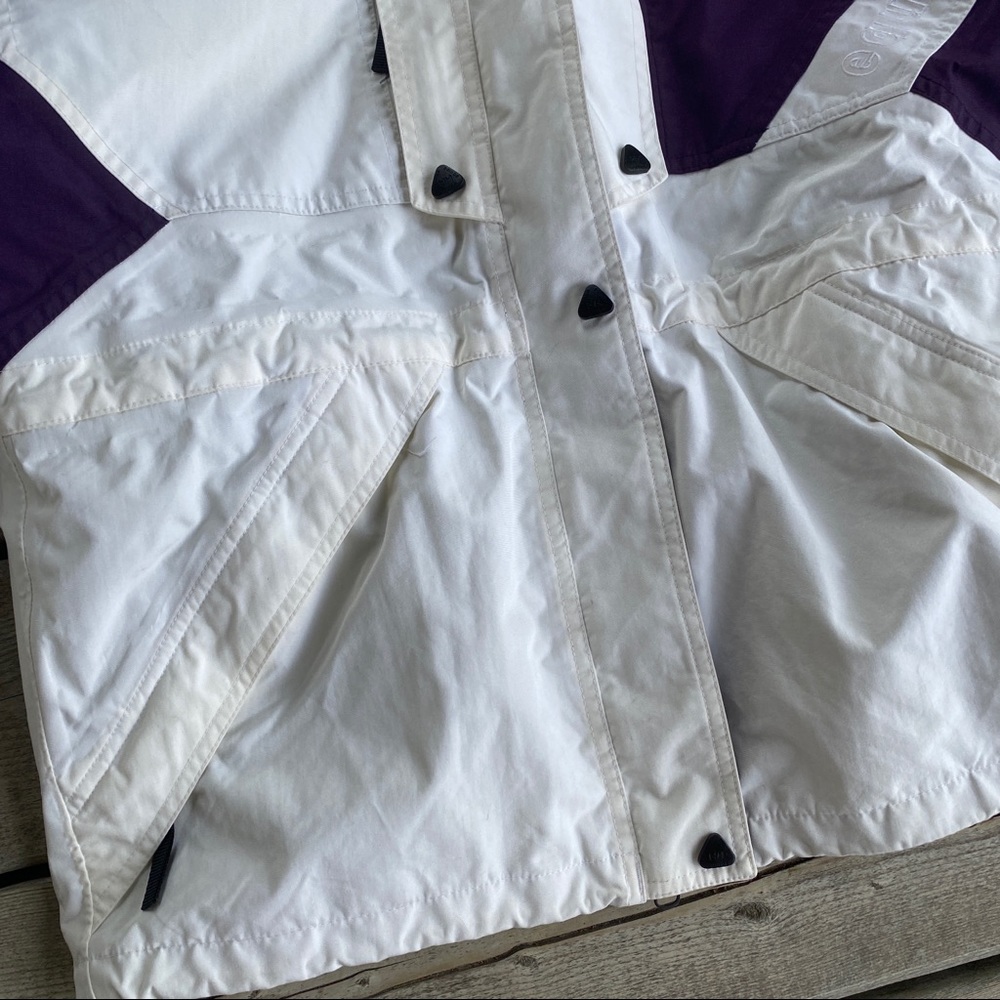 Helly Hansen White and Purple Ski Jacket - Picture 2 of 16